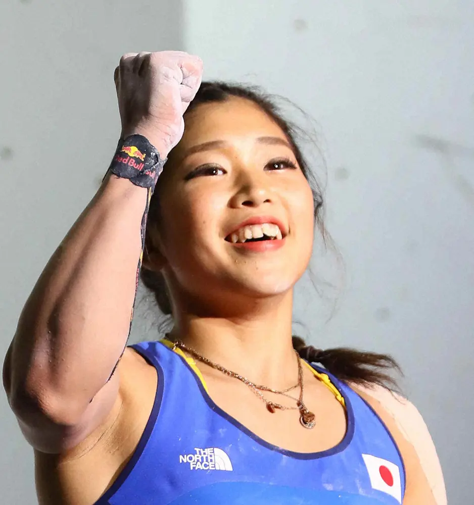 【画像・写真】スポーツクライミング・女子複合の野中生萌