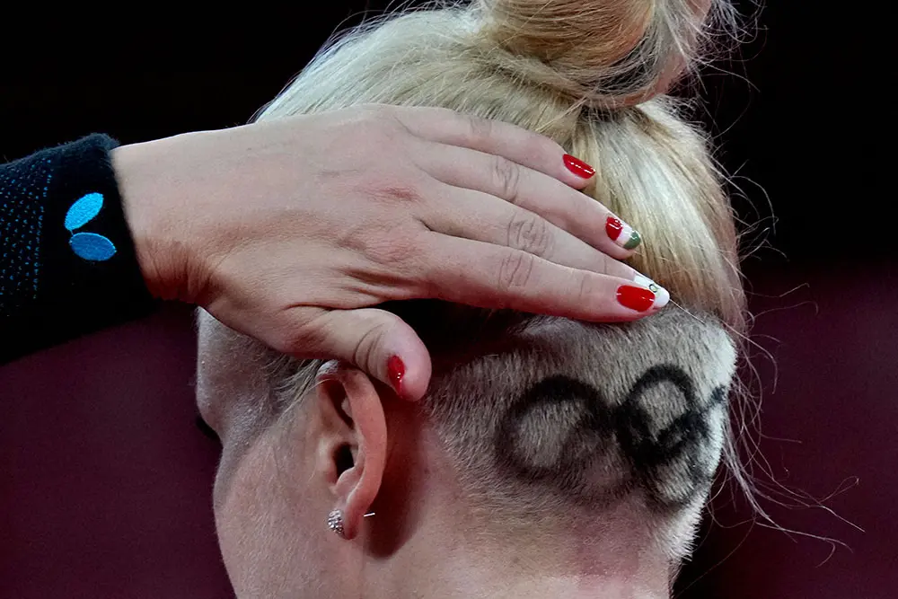 【画像・写真】卓球ハンガリー女子団体ファゼカシュの“五輪刈り”が話題　17年ぶり夢舞台復帰