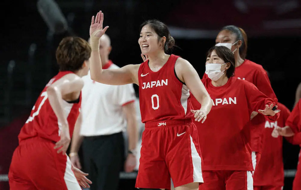 【画像・写真】女子バスケの日本は準々決勝に進出　3P19発でナイジェリアに快勝