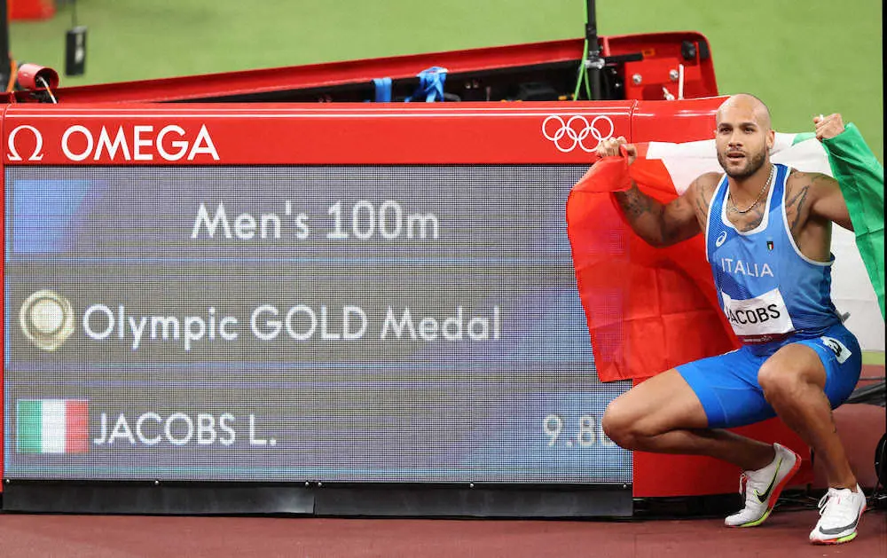 【画像・写真】男子100メートル界に新星!26歳ヤコブスが9秒80でイタリア初の金「夢だよ。夢」