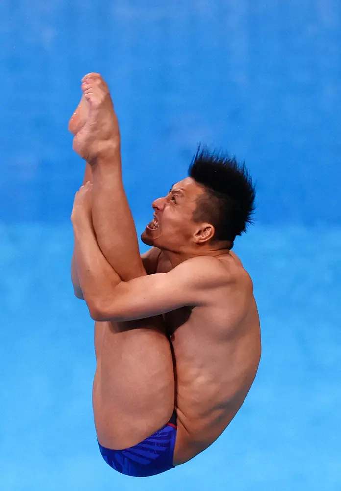 【画像・写真】飛び込み・寺内健が予選10位で突破　準決勝進出　6度目五輪で円熟の演技