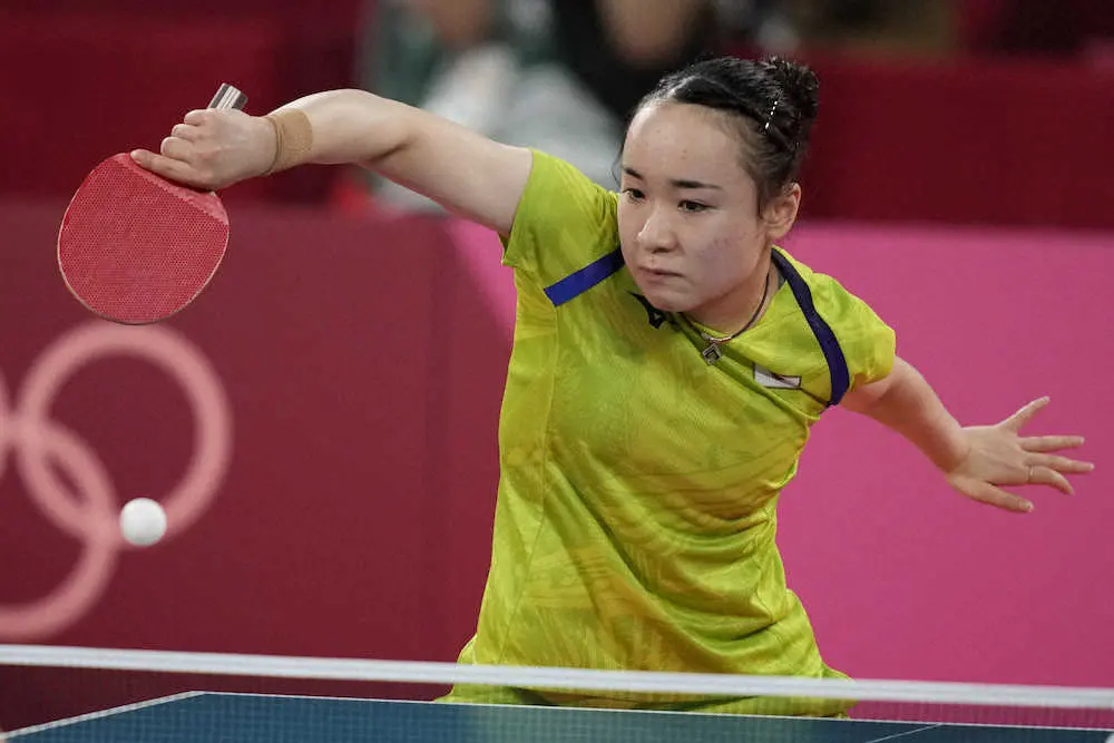 【画像・写真】卓球日本女子、銀メダル以上&3大会連続メダル確定　香港に3―0完勝　5日決勝は中国とドイツの勝者