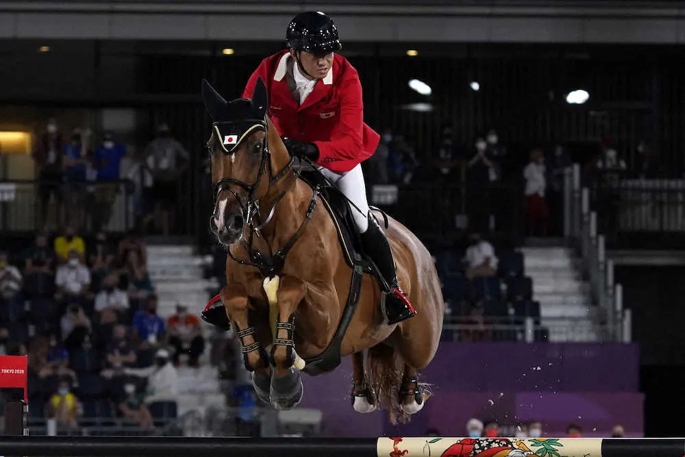 【画像・写真】馬術89年ぶりメダルならず…福島大輔、惜しい6位入賞　「こんな舞台に立てて夢かなと」