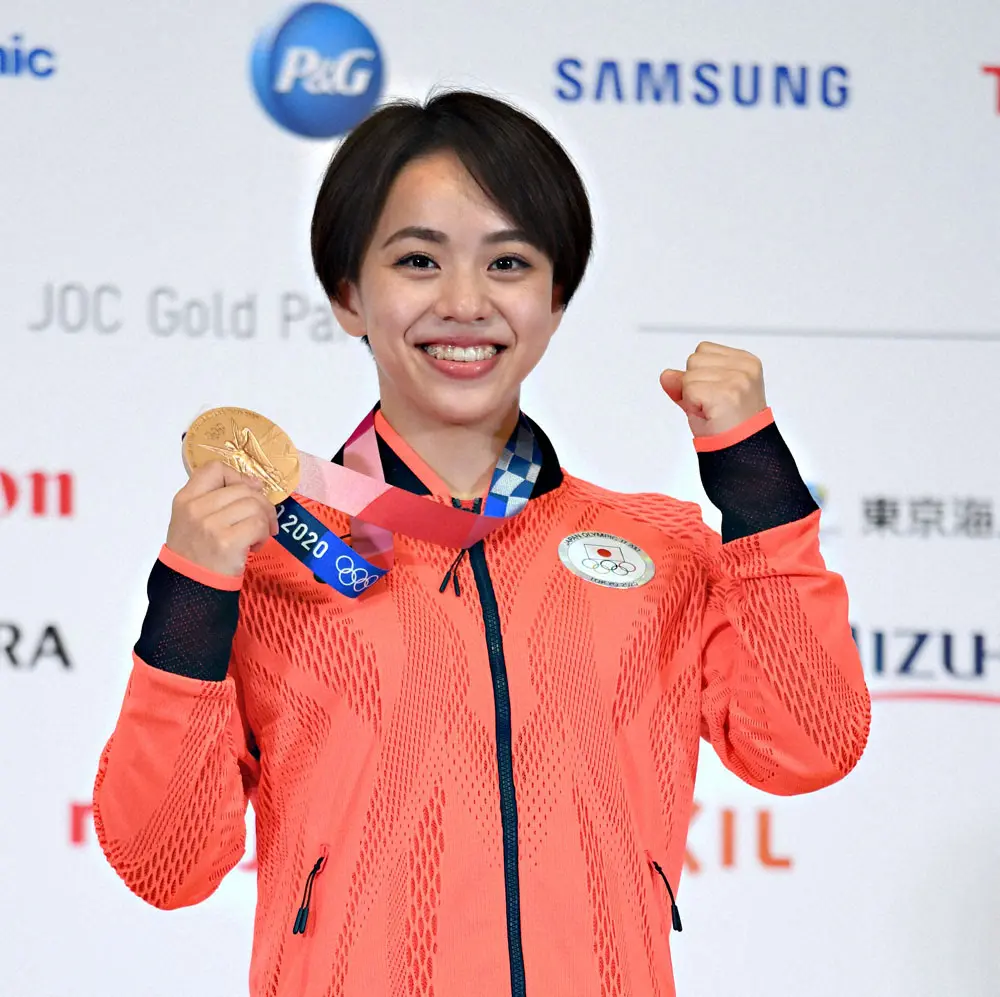 【画像・写真】体操・村上「幸せな夜を過ごせた」　女子種目別床銅から一夜　10月世界選手権に意欲も見せた