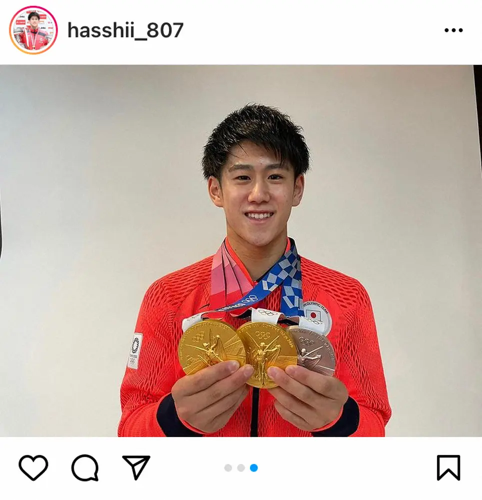【画像・写真】体操男子・橋本大輝　選手村後にし…誓い新た「1人の人として尊敬されるような選手になりたい」
