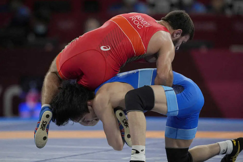 【画像・写真】レスリング・乙黒拓斗　銀メダル以上が確定！準決勝で世界1位下す　男子フリースタイル65キロ級