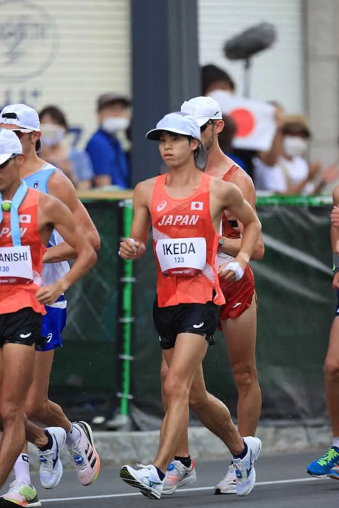 【画像・写真】【競歩】重圧との戦いだった山西を“盾”にした池田―荒井広宙の目