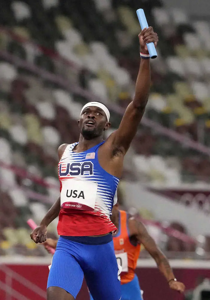 【画像・写真】トラック最終種目で米国男子が初の金メダル　1600メートル・リレーで連覇を達成