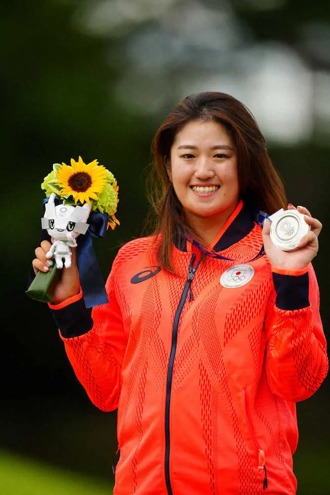 【画像・写真】銀メダルの稲見萌寧に報奨金と5年シードを付与　日本女子プロゴルフ協会が発表