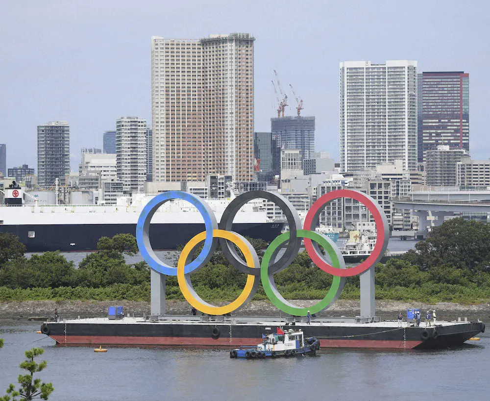 【画像・写真】五輪モニュメントを撤去　近々パラマークお目見え　お台場海浜公園