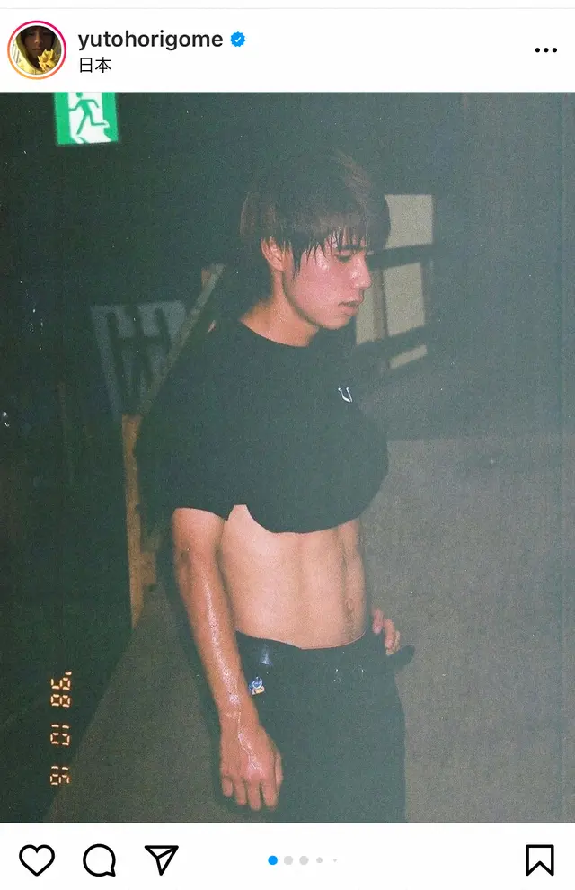 【画像・写真】堀米雄斗　鍛え上げられた腹筋披露に大反響！　「かっこよすぎて罪」「惚れました」の声