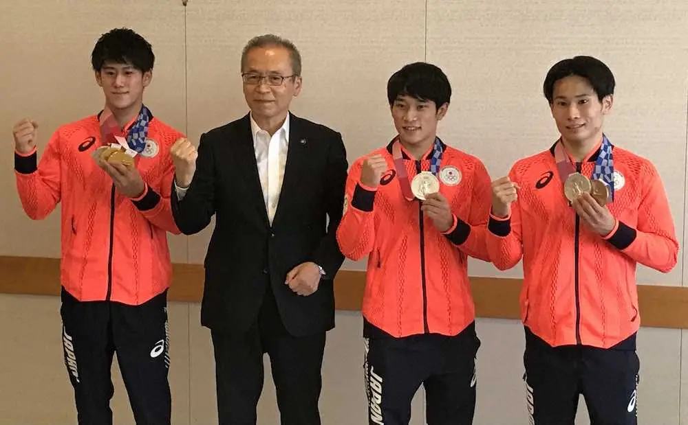 【画像・写真】体操2冠・橋本大輝から子供たちへ「メダリストになるんだったら死ぬ気で練習」