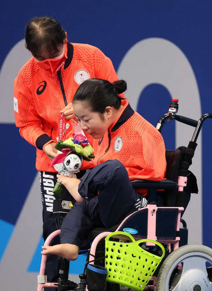 【画像・写真】パラ競泳14歳の山田美幸　天国の父に捧げる史上最年少銀メダル「私もカッパになりました」