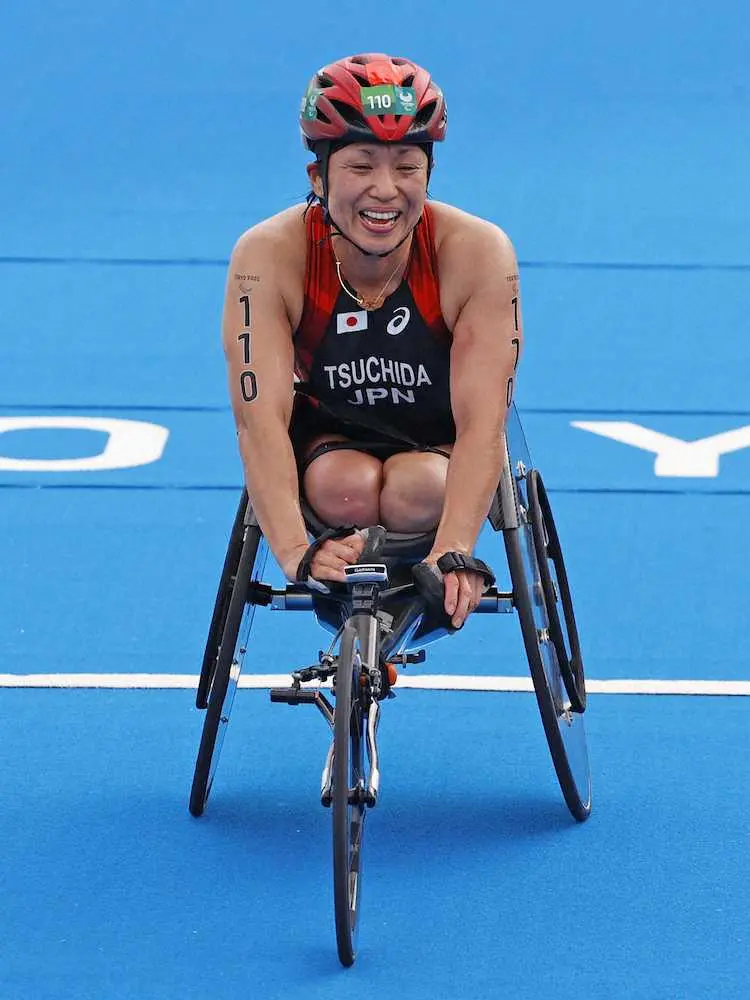 【画像・写真】パラトライアスロン土田和歌子は9位　「挑戦心持って」二刀流のマラソンへ
