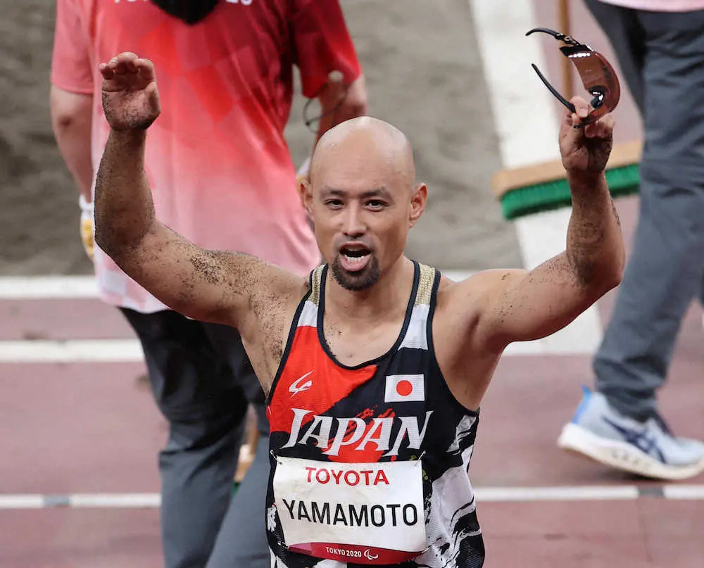 【画像・写真】アジア新&自己新!山本篤6メートル75で4位　連続表彰台逃すも「目標は達成」パラ陸上男子走り幅跳び