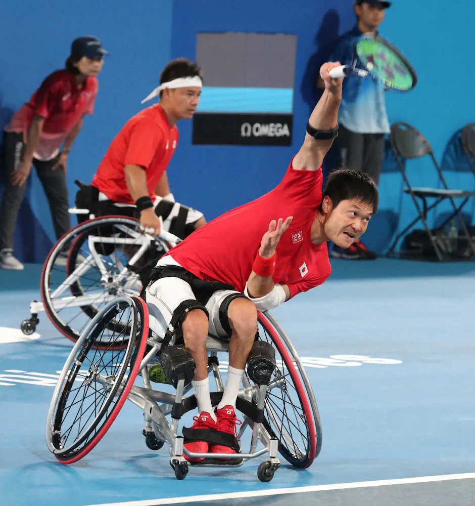 【画像・写真】国枝・真田組、オランダペアに敗れ銅メダル逃す　男子ダブルス3位決定戦