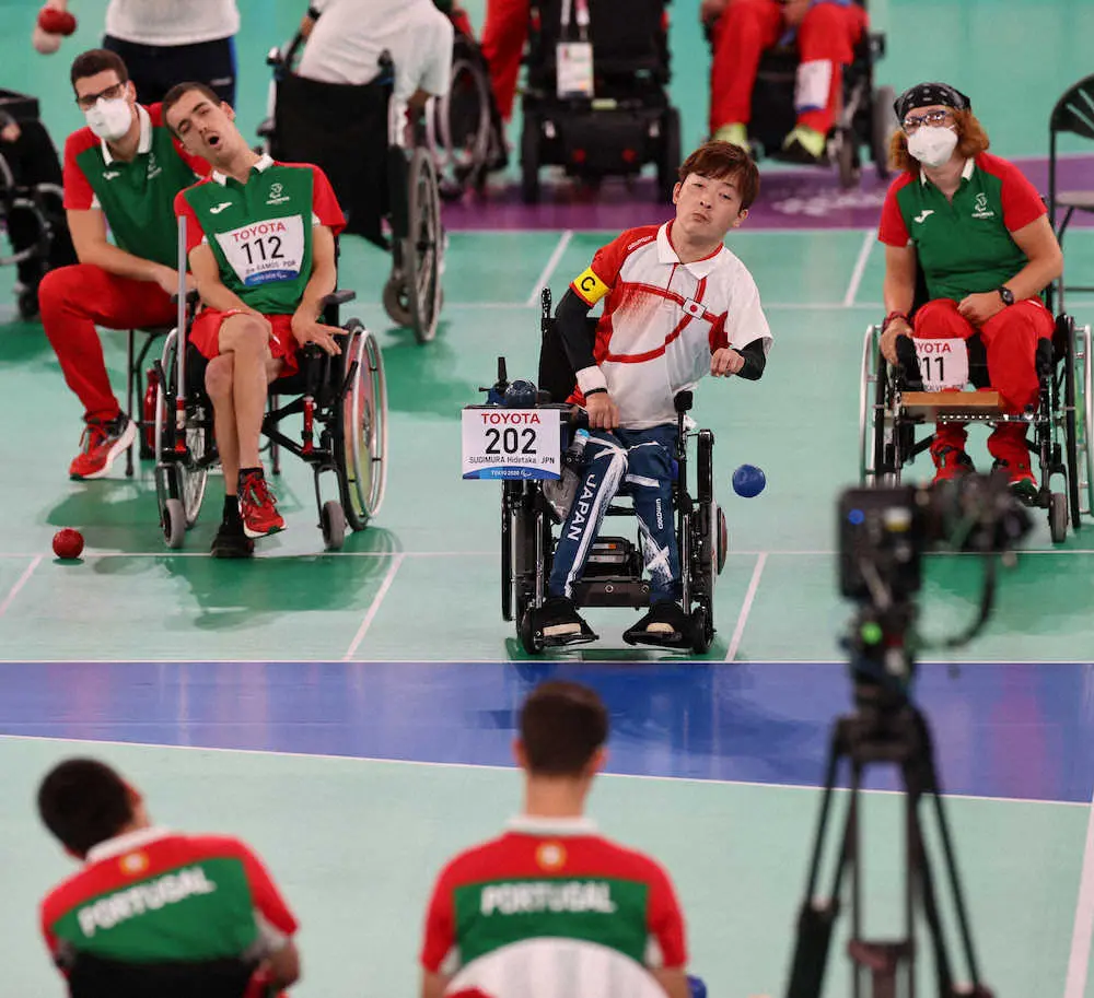 【画像・写真】ボッチャ、チームが銅メダル「勝って終われた」2大会連続表彰台に杉村主将も歓喜