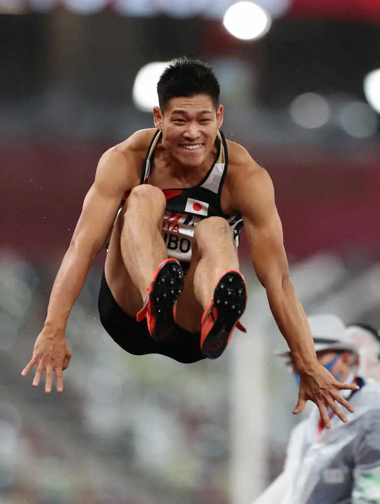 【画像・写真】陸上走り幅跳び・小久保　日本新4位入賞「信じられない」