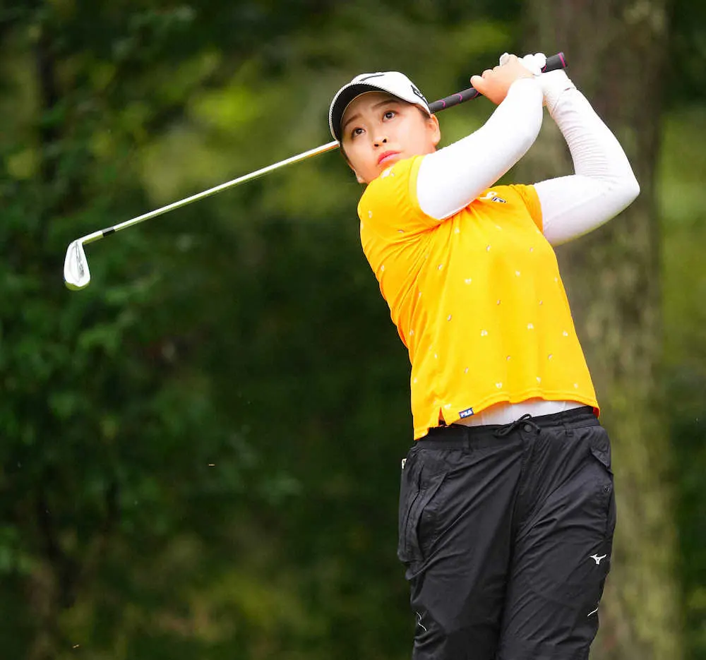 【画像・写真】19歳西郷、3差4位発進「休めるときは休む」　師匠・ジャンボ助言で前週休養が奏功