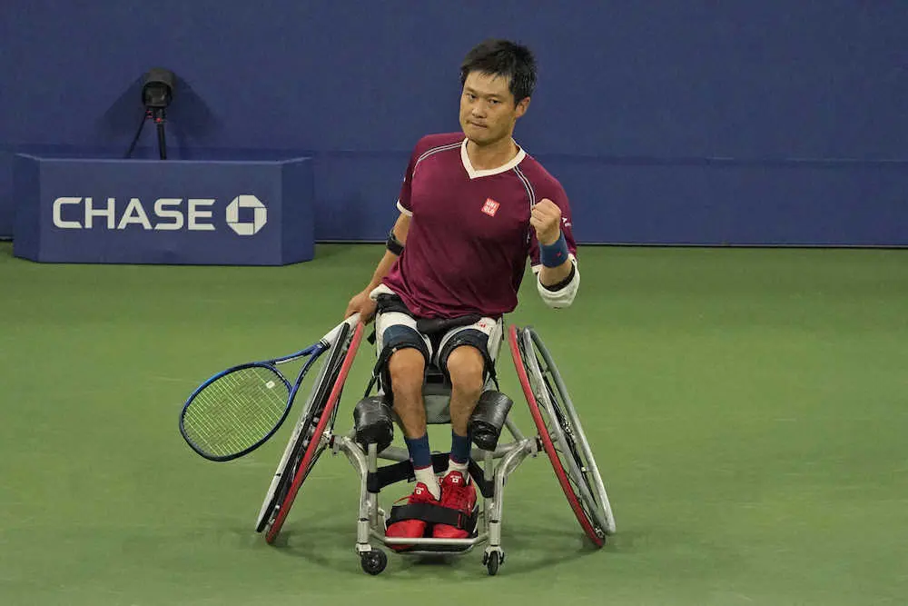 【画像・写真】国枝慎吾　全米連覇へ圧勝発進！パラ金勢い継続　1ゲーム選手後12ゲーム連取