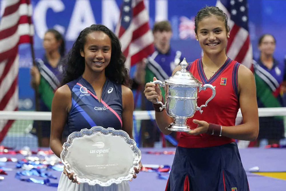 【画像・写真】テニスの全米オープン女子で18歳のラドゥカヌが優勝　予選出場からの頂点到達は史上初
