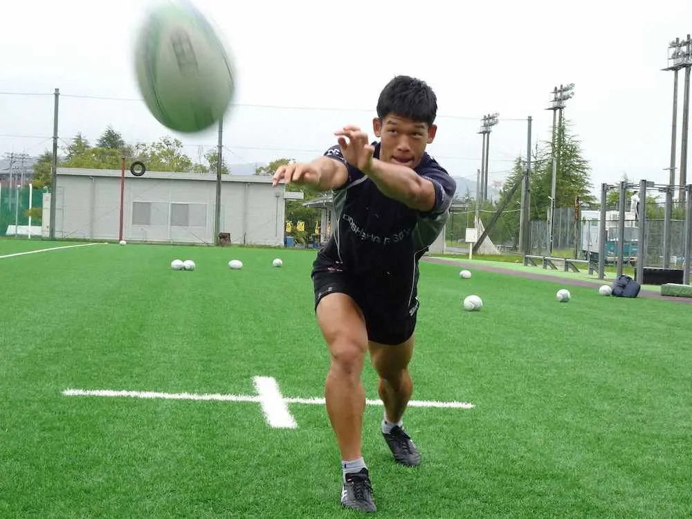 【画像・写真】同大のSH田村魁世共同主将が展開ラグビーの命運を握る