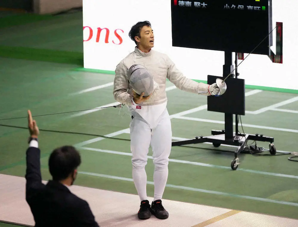 【画像・写真】フェンシング・徳南　3年ぶりVへ「敬意を払って全力ぶつける思いで」、尊敬する先輩・島村撃破