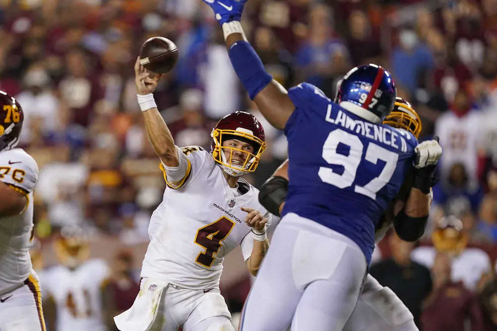 【画像・写真】NFLのワシントンが劇的な逆転勝ち　第2週で初勝利　逆転5回のシーソーゲーム