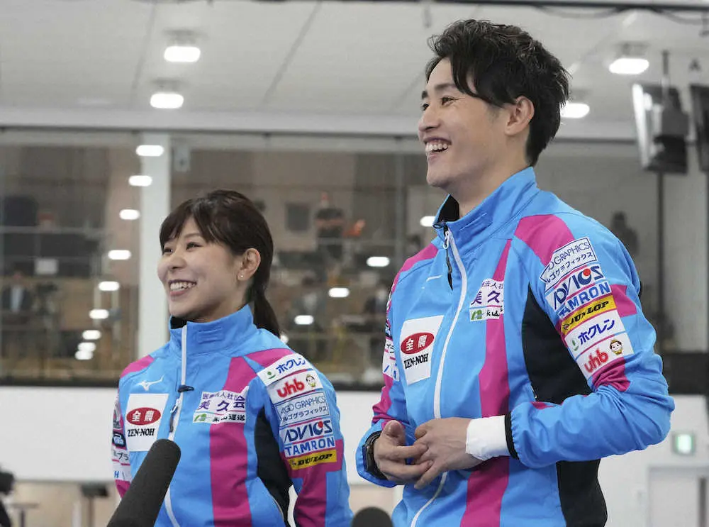 【画像・写真】カーリング・吉田夕・松村雄組　18日に敗れた松村千・谷田組にリベンジ　1勝1敗で決定戦へ