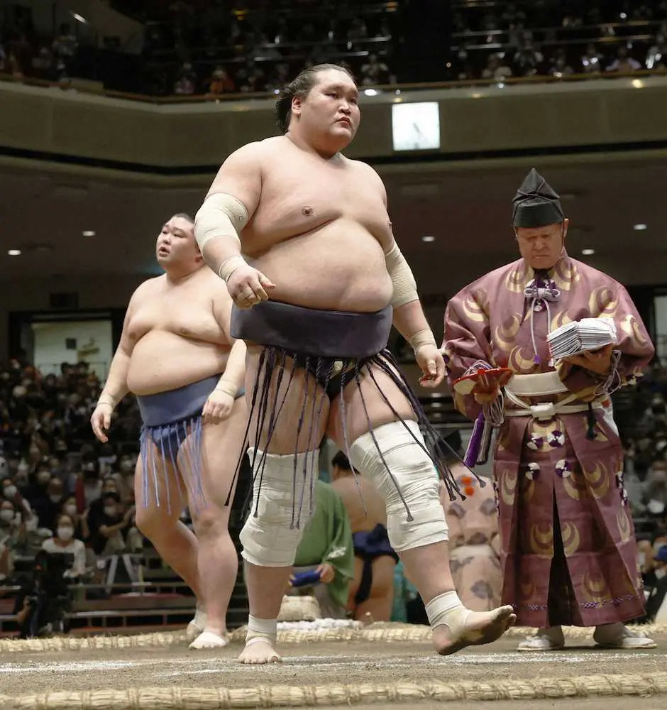 【画像・写真】照ノ富士の新横綱優勝が決定　大相撲秋場所千秋楽