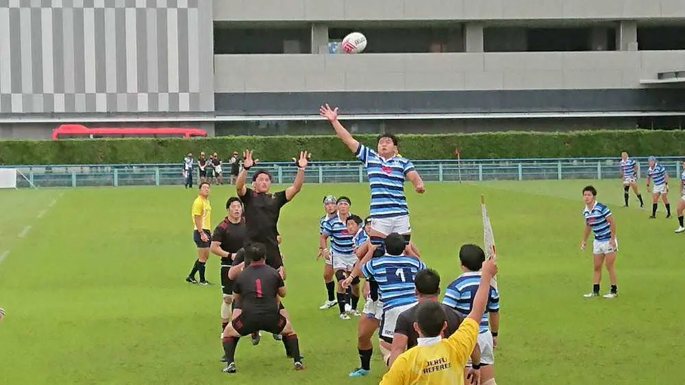 【画像・写真】7月以来のフルマッチも日大が中大下す　フッカー井上が3トライ　ラグビー関東大学リーグ戦開幕