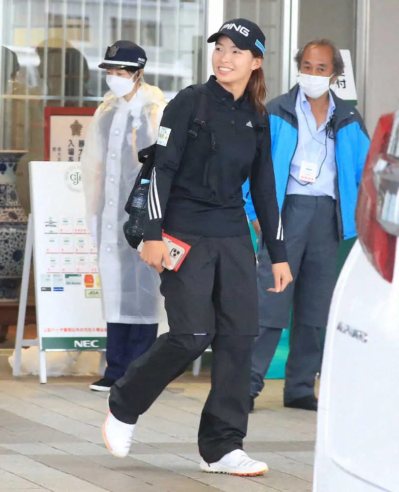 【画像・写真】渋野「切り替えて決勝ラウンドに」日本女子オープン第2R、台風接近で中止
