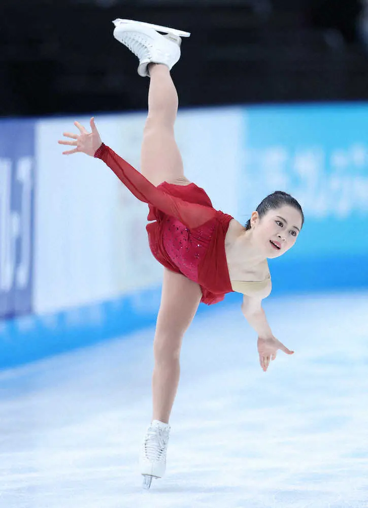 【画像・写真】宮原知子「やれるだけやろう」転倒も3A初チャレンジ