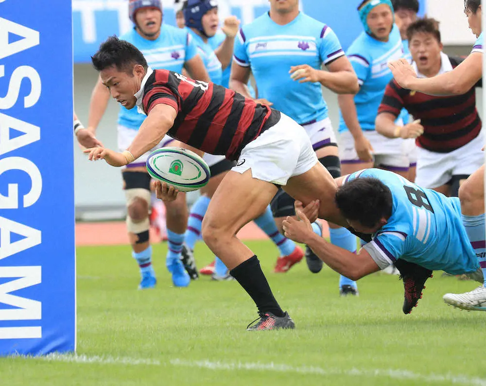 【画像・写真】早大・長田主将が2T　筑波大に1T1G差の接戦制し開幕3連勝、大田尾監督「難しい試合だった」