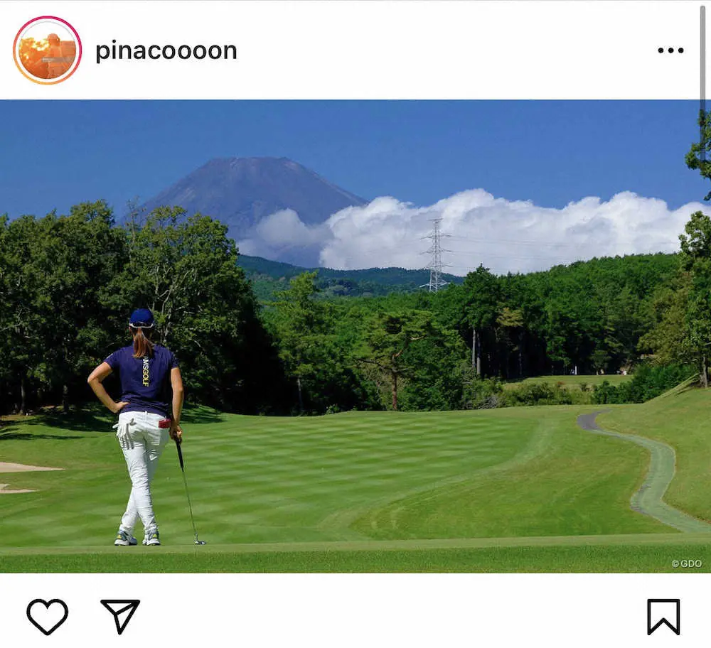 【画像・写真】渋野日向子「まだまだ長い人生の途中」1年11カ月ぶりVへの思い　富士山絶景ショットも披露