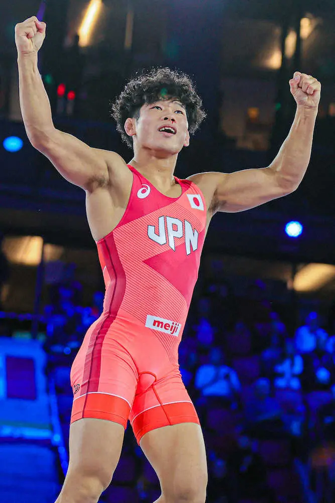 【画像・写真】レスリング男子・清水　世界選手権初出場で銅メダル　叔父・スピードスケート宏保氏直伝トレ奏功