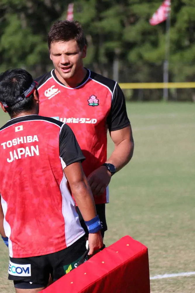 【画像・写真】ラブスカフニ新主将「ベストの主将に」ラグビー日本代表が合宿公開