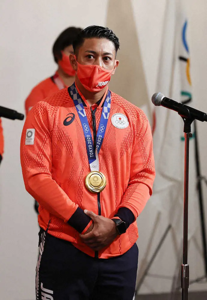 【画像・写真】＜JOCオリンピック特別賞表彰式＞JOCオリンピック特別賞表彰式に出席した喜友名（JOC提供）