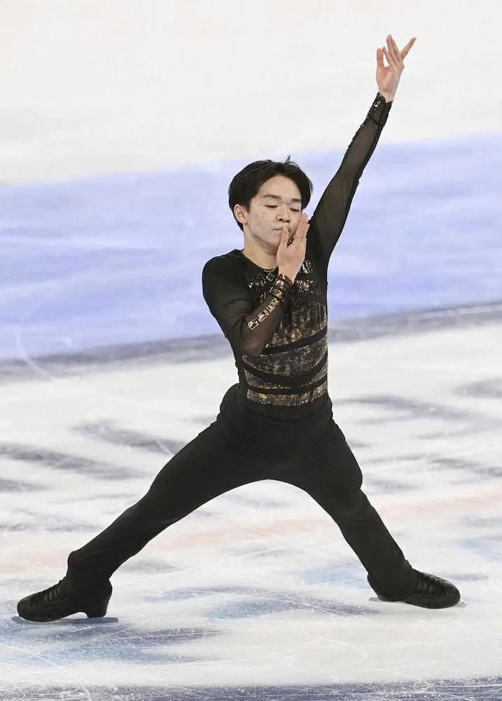 【画像・写真】鍵山優真、277・78点で五輪テスト大会V　2位に佐藤駿　男女とも日本勢ワンツー