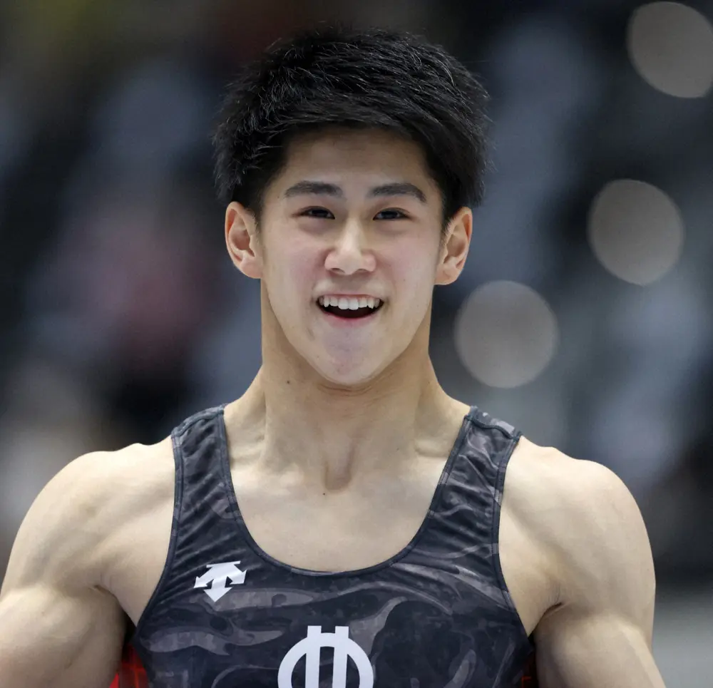 【画像・写真】橋本大輝、内村航平との鉄棒対決に闘志「金メダル争いしたい」
