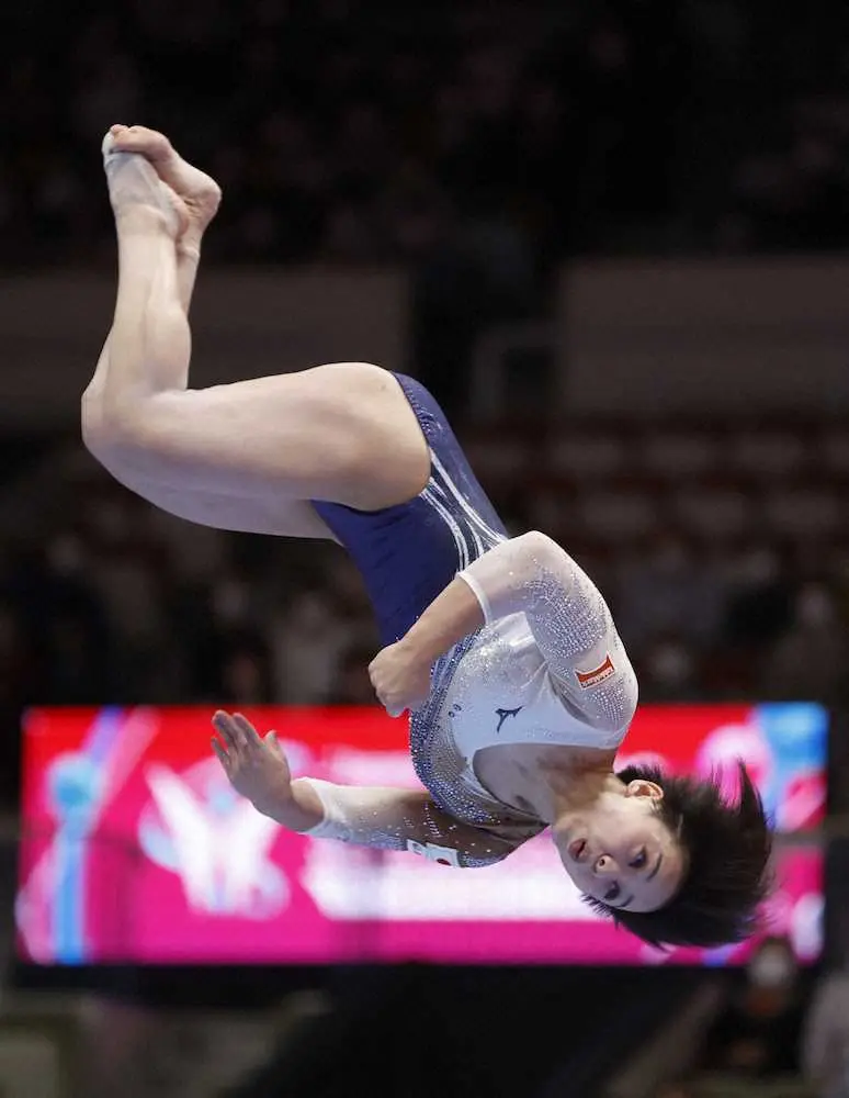 【画像・写真】村上茉愛、床で暫定トップ「すごく楽しかった」体操・世界選手権開幕