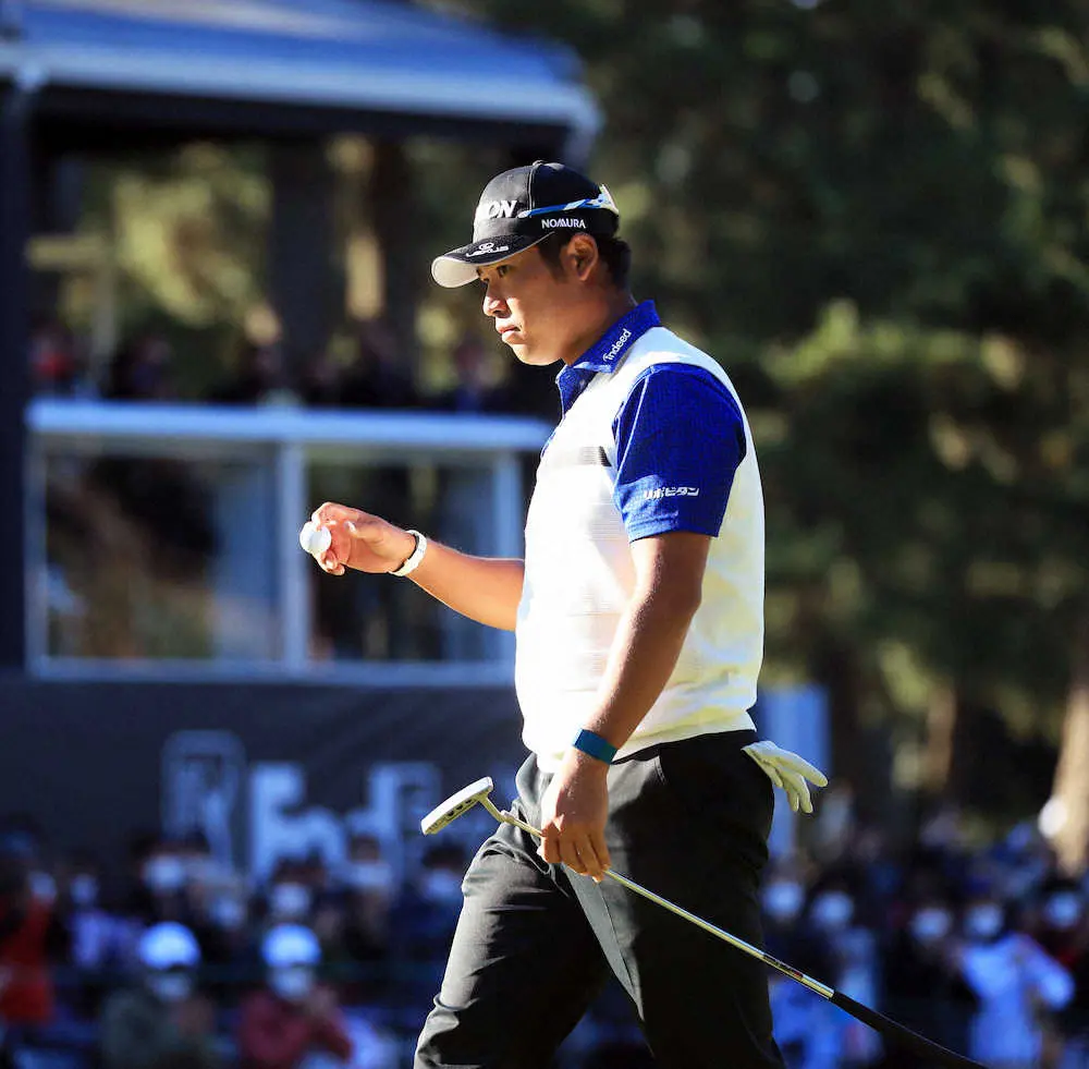 【画像・写真】松山が首位キープ　凱旋V王手、マスターズ以来の米ツアー勝利へ勝率66％