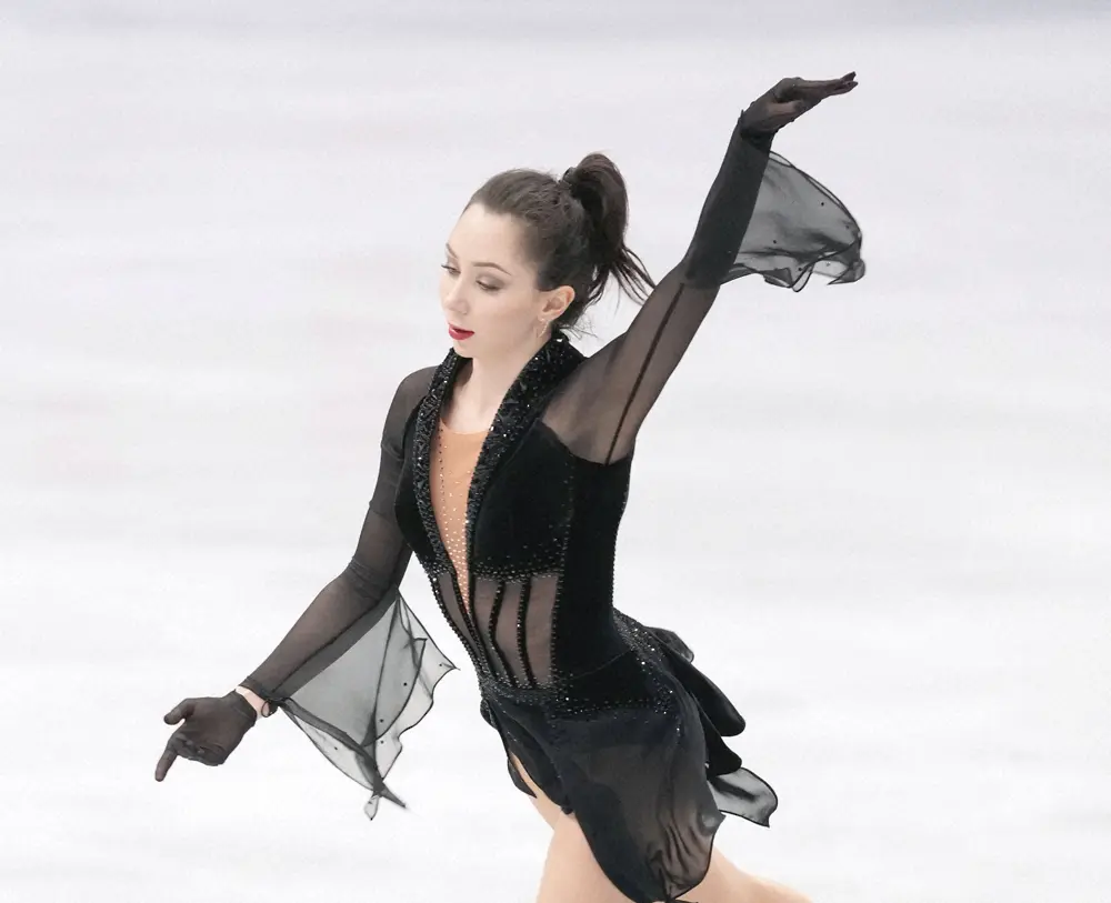 【画像・写真】トゥクタミシェワSP81・24点で2位発進　スケートカナダ