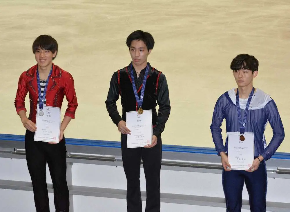 【画像・写真】三浦佳生が215・05点で優勝　2位大島光翔、3位門脇慧丞　東日本選手権ジュニア男子