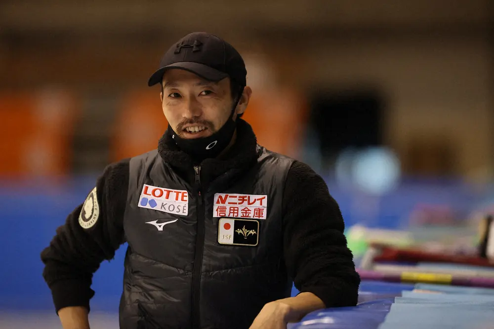 スピードスケート・ショートトラック日本代表の長島圭一郎ヘッドコーチ（代表撮影）