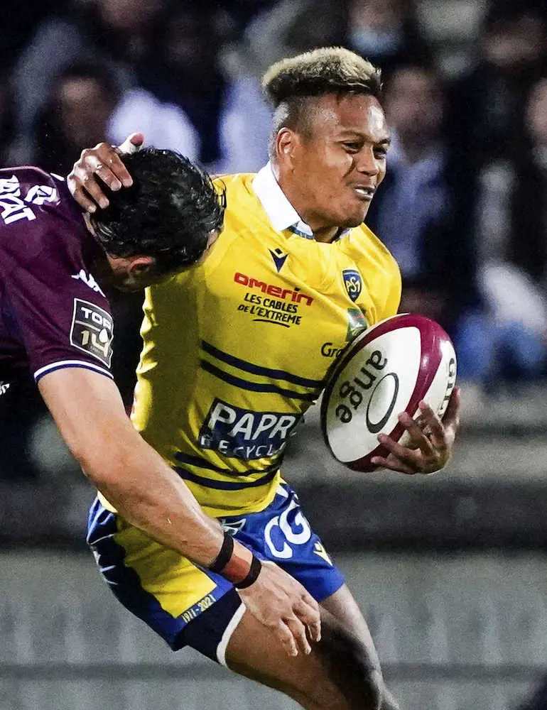 【画像・写真】クレルモン松島　先発フル出場もトライなし　「代表では必ずトライを狙っていきたい」