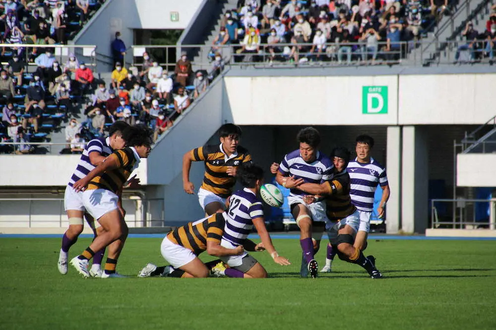【画像・写真】明大　6トライ快勝!3連覇に前進、神鳥監督「価値ある1勝。ここから本番という気持ち」