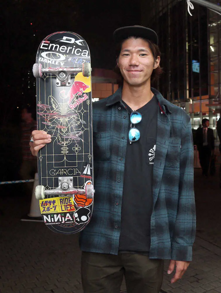 【画像・写真】スケートボード中継の解説で注目されたプロボーダーの瀬尻稜