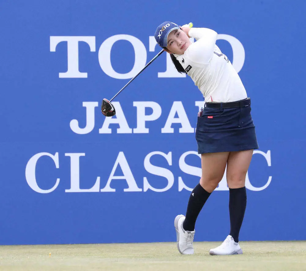 【画像・写真】小祝が69で単独首位キープ　後半5バーディーで巻き返し「後半はいいプレーができた」