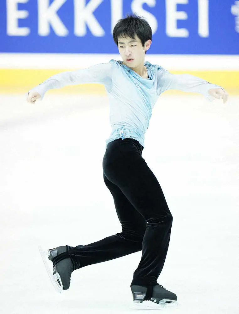 【画像・写真】ジュニア男子SPで壷井達也が76・37点で首位発進　2位片伊勢武　3位吉岡希　西日本選手権